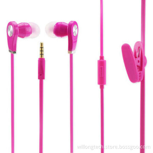 Colorful hot selling noise-cancelling in-ear earphone for mobile phone